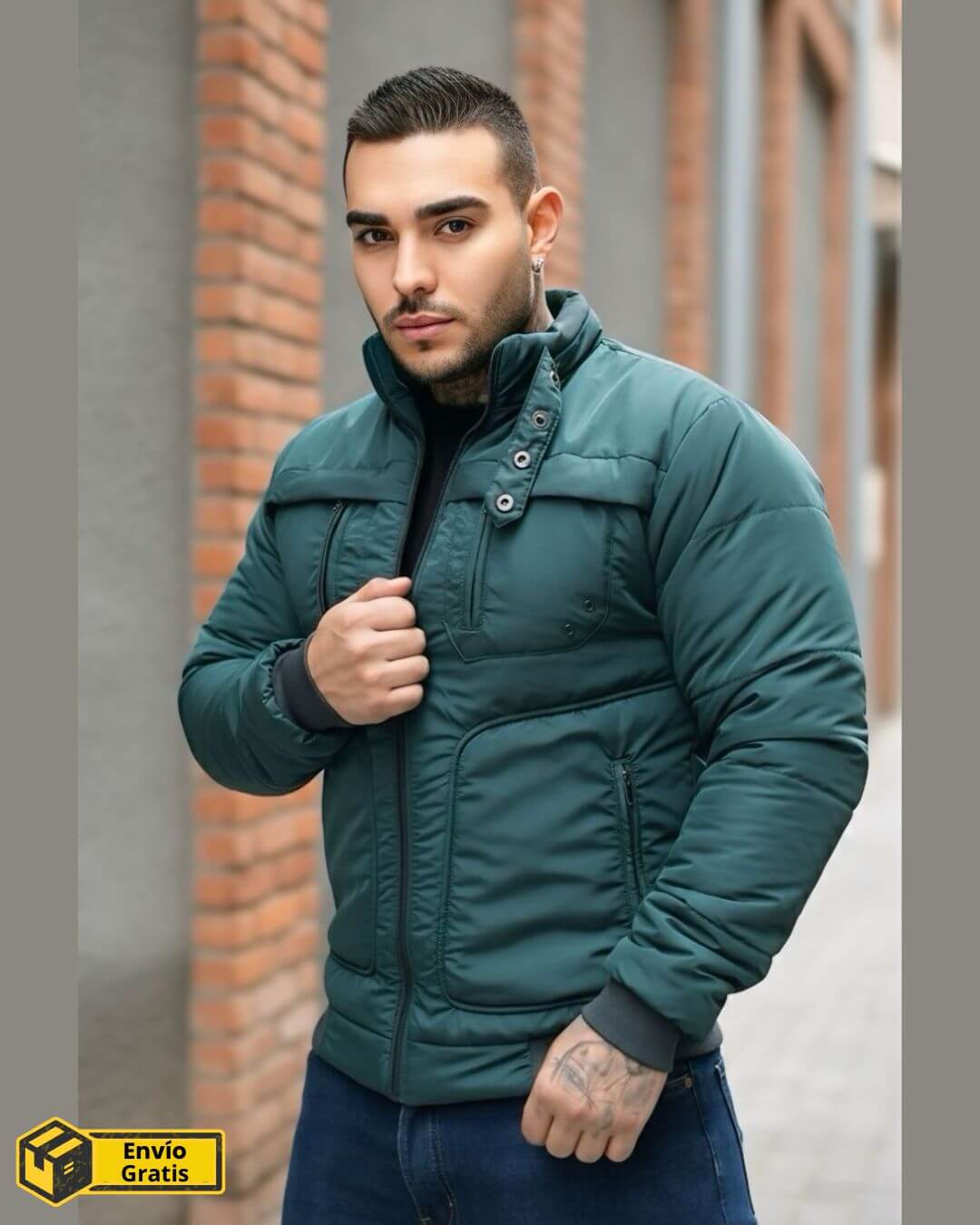 Chaqueta Náutica Impermeable con Forro Ovejero Londres