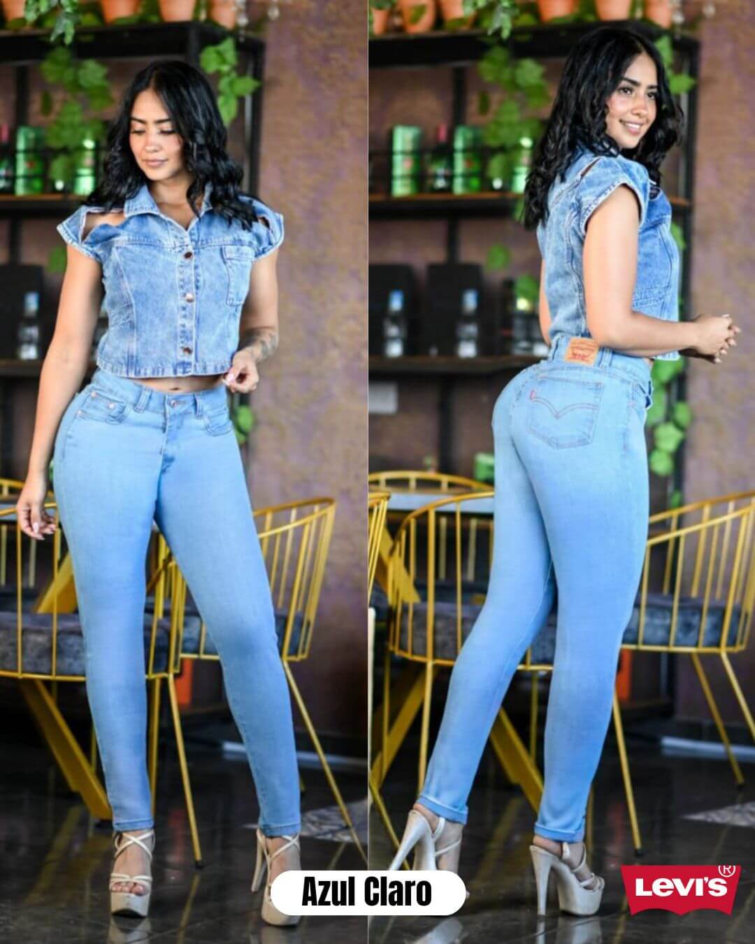 Jean Levis® 501 Stretch Dama x 2 Unidades