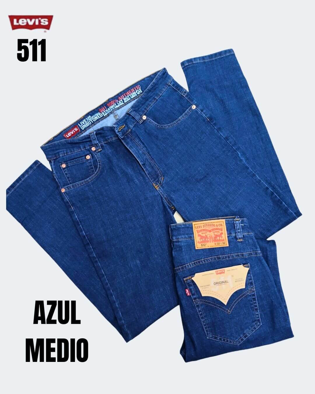 Jean Levis® 511 Stretch Licrado x 2 unidades